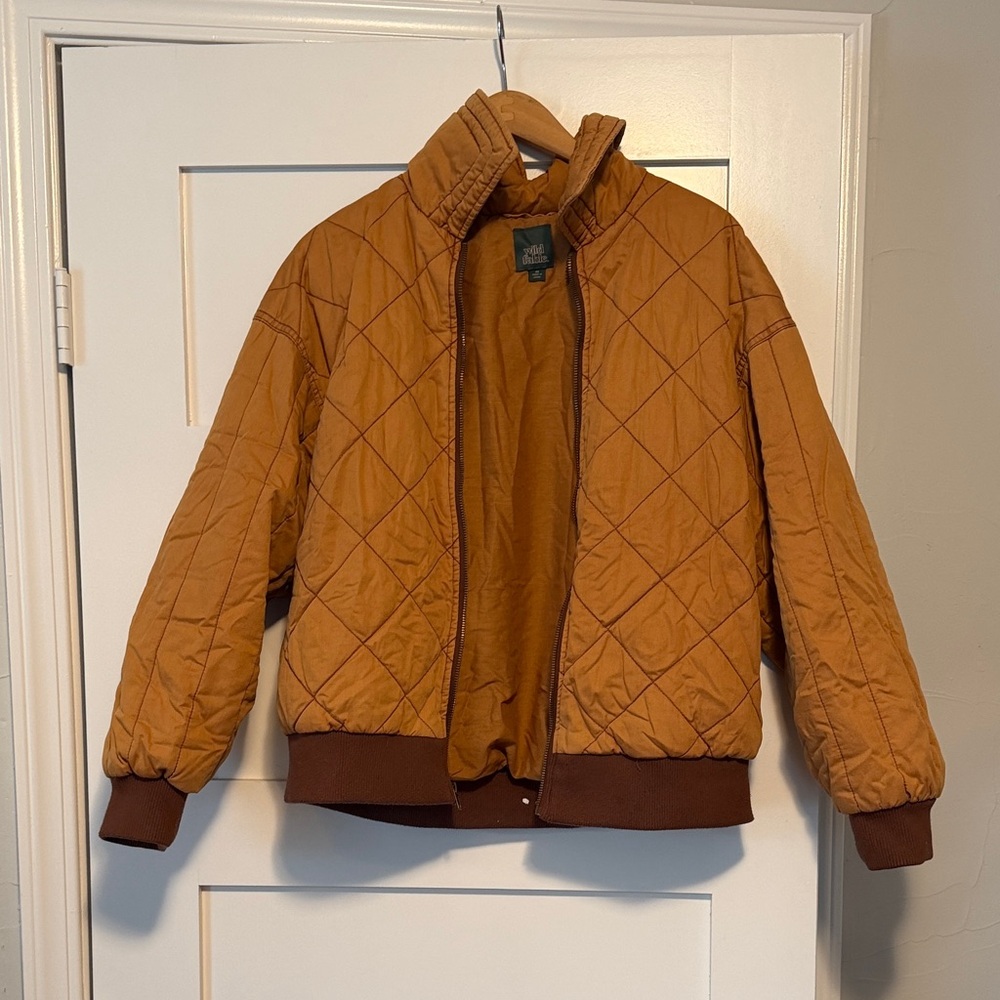 Wild Fable Men's Quilted Tan Jacket